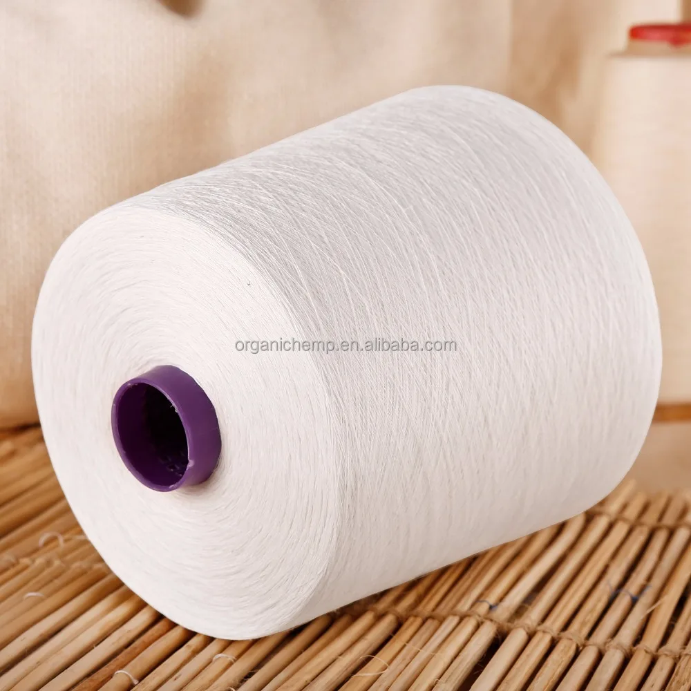 China Hemp Textile Leader High Quality Control Union Certificate 100% Hemp Yarn 36 NM Weaving Hemp for Sale