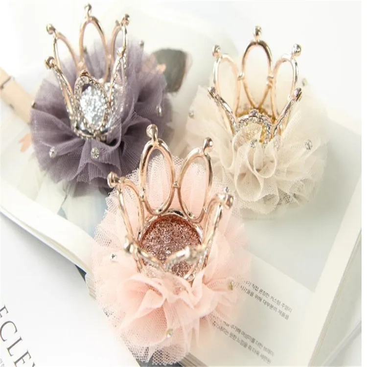Новинка детские заколки для волос в виде короны принцессы повязка на голову для девочек алмазная заколка для волос Тиара