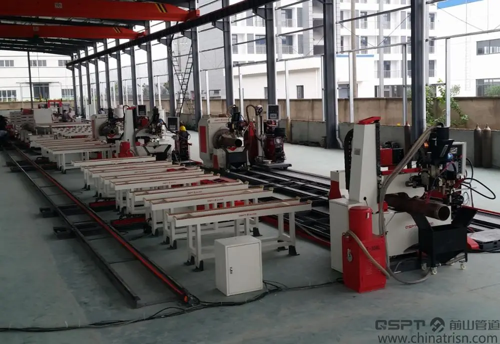 Pipe fabrication line;Pipe spool fabrication production line (Fixed type)