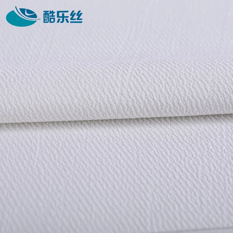 
best prices high quality soft white yarn dyed wholesale lycra brocade jacquard seersucker fabric 