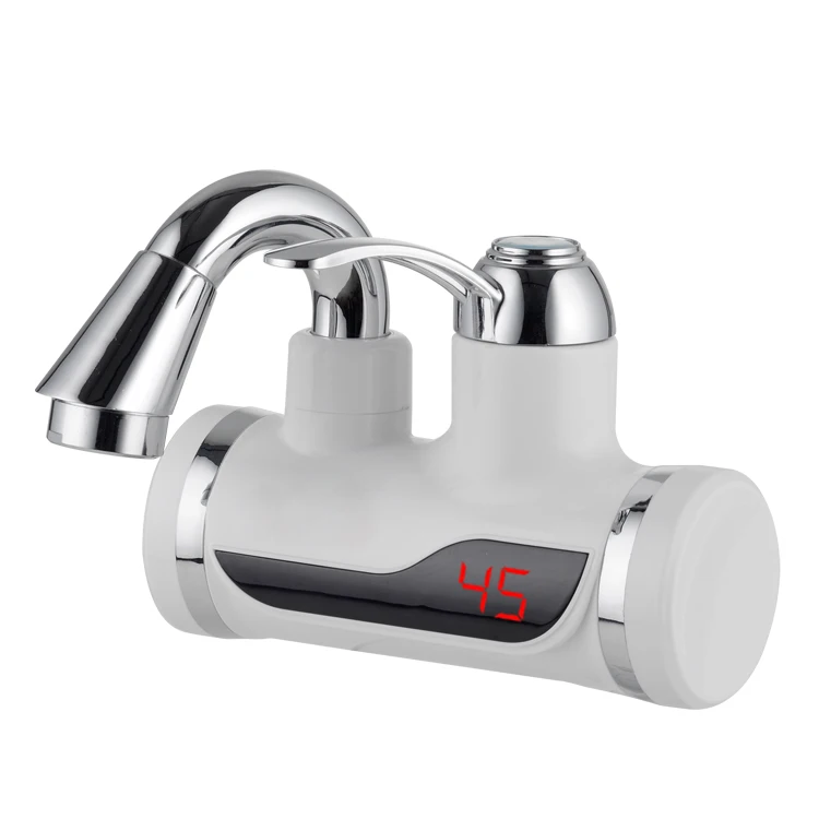 Temperature Display Electric Instant Water Heater Tap Instant Electric Heating Water Faucets  with shower kit