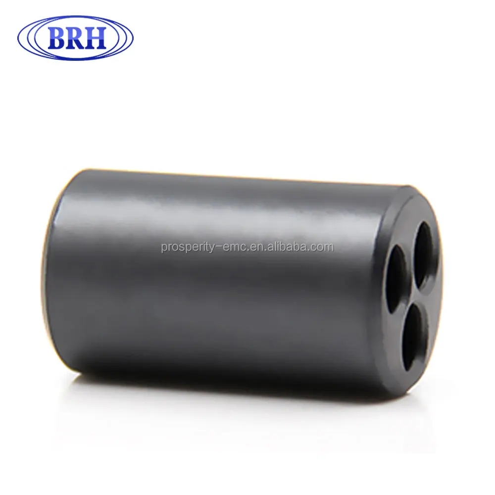 High permeability ferrite toroid core for round cable