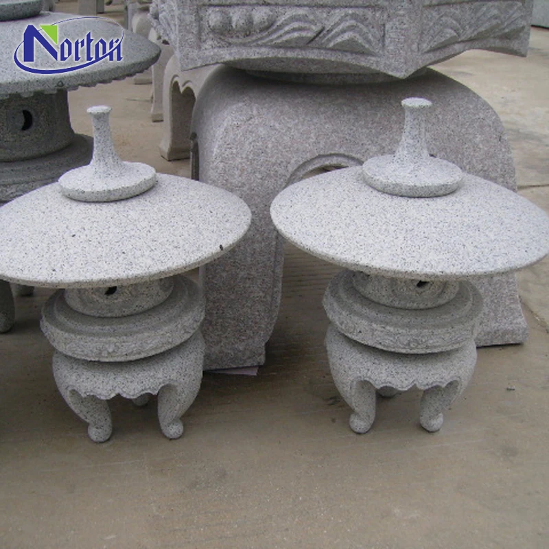 Уникальный Дизайн Открытый гранитный орнамент желтый искусственный мрамор каменный фонарь Современный японский китайский стиль пластиковый сад распродажа