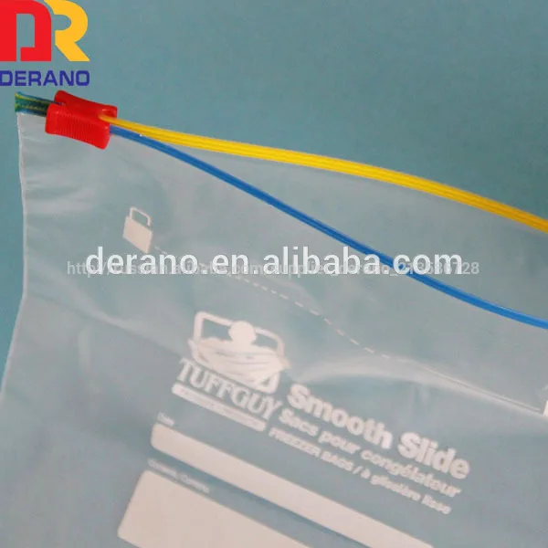 пользовательских пвд ziplock мешок с красочными слайдер