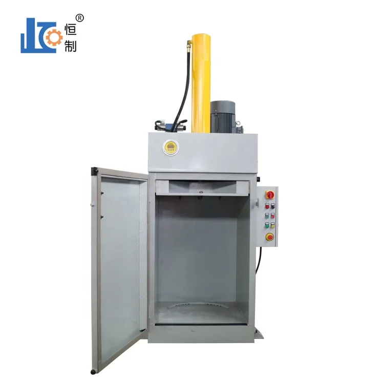 Vertical electric Oil Drum Barrel Bucket Press Compactor Machine