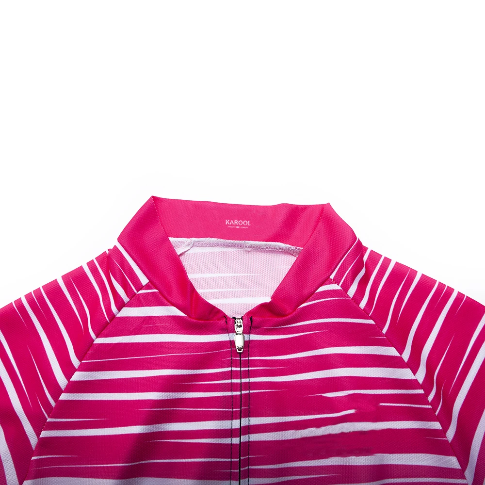 
Karool Custom Fashion Pattern Quick Dry Breathable Training Women Biking Jersey Uniform 