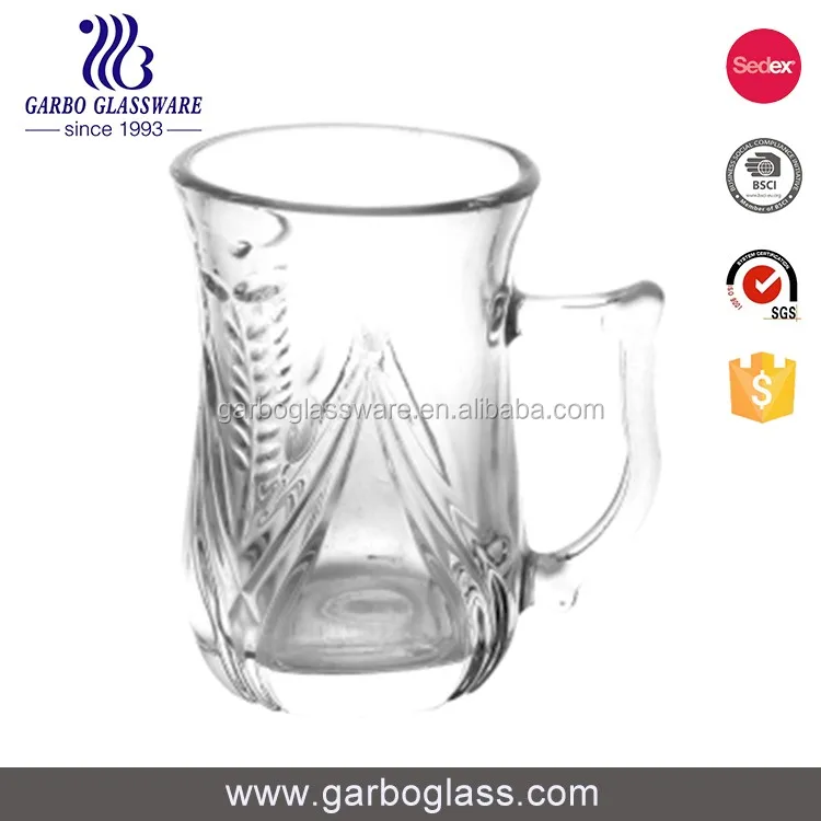 Kruyoku Beer Handle Drinking Glass Beer Cup for Promotion