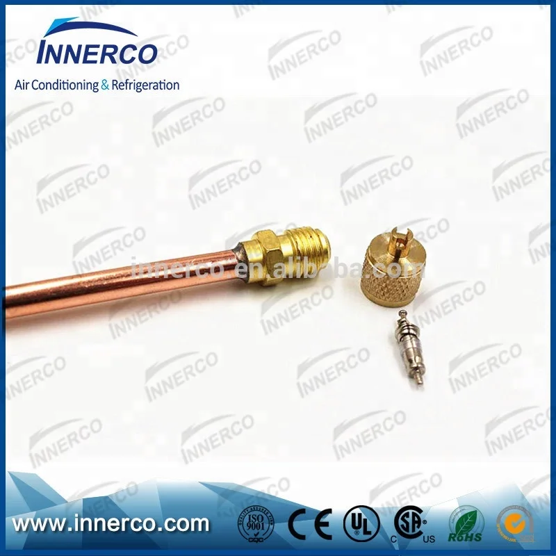 Refrigeration spare parts charging valves copper access valves