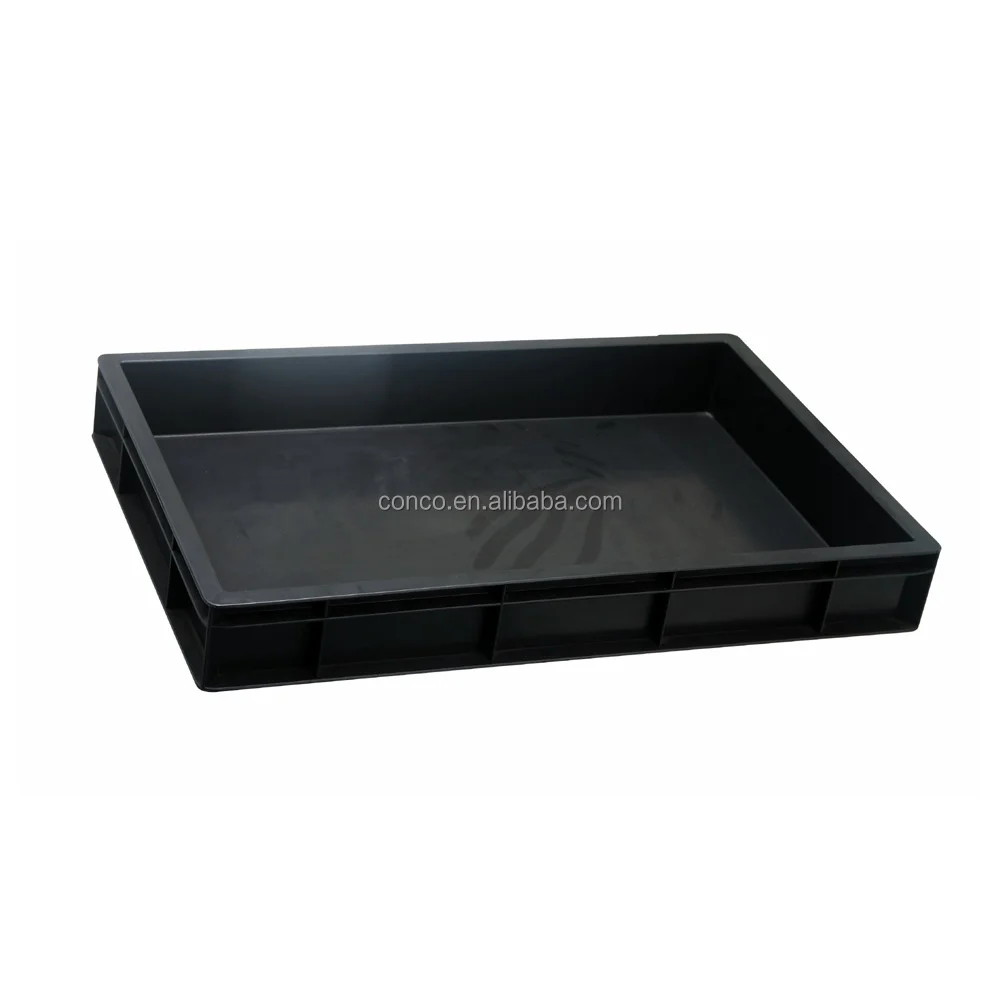 Wholesale export plastic pallets Black ESD Conductive Plastic Tray