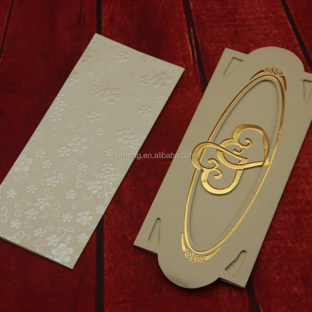 
elegant romantic wedding invitation card/ pocket style wedding invitation/ Africa wedding invitation card 