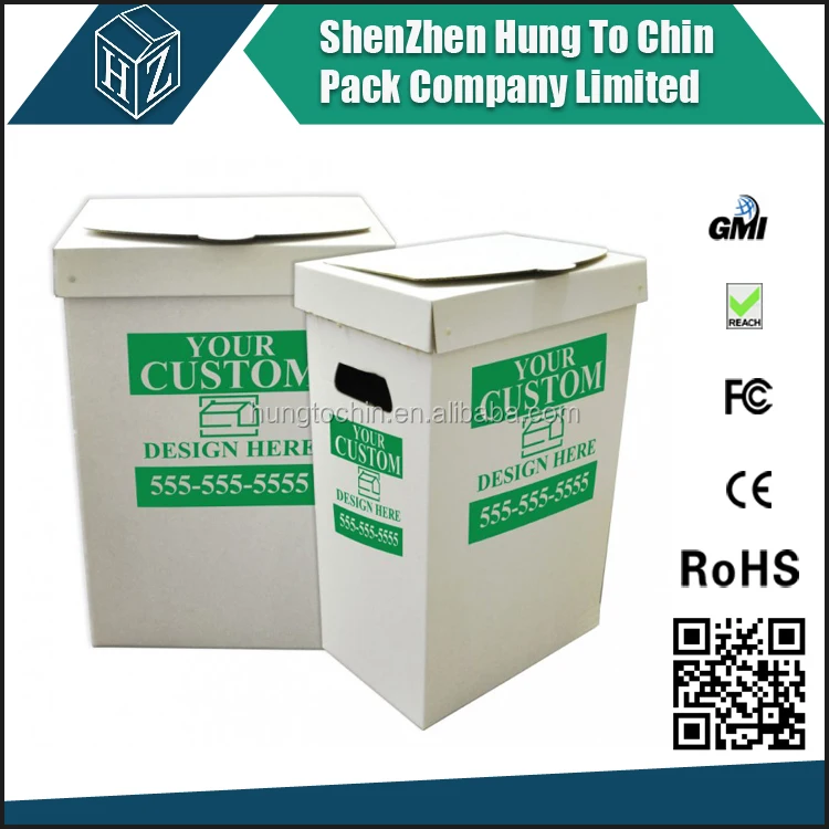 Popular recycle cardboard trash cans