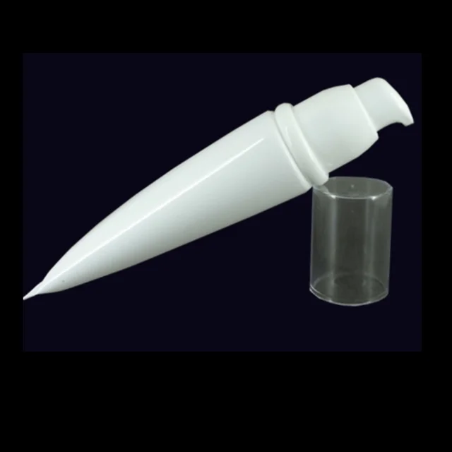 50ml 100ml Empty plastic cream soft tubes for cosmetics / White cosmetic pump tube for eye cream / Skin care packaging tubes