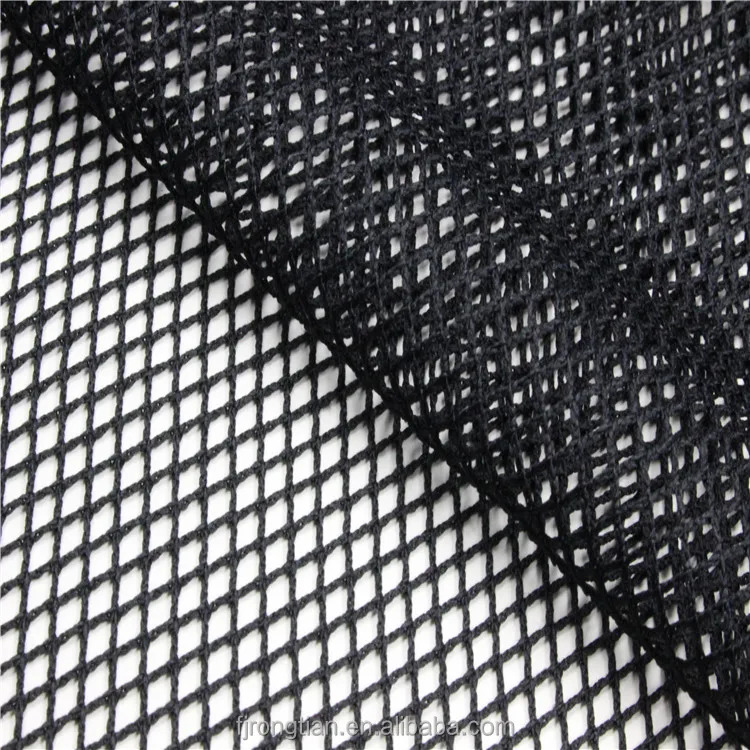 thick polyester breathable stretch mesh fabric material for garment