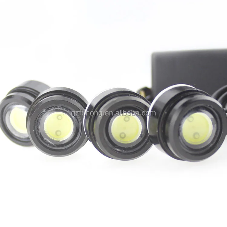 
Led 4*1.5W Car Strobe Flash Fog Daytime Running Light Eagle Eyes with Remote Control drl 