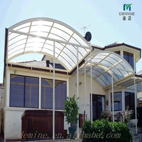 Прозрачный поликарбонатный твердый лист для каркаса и гаража