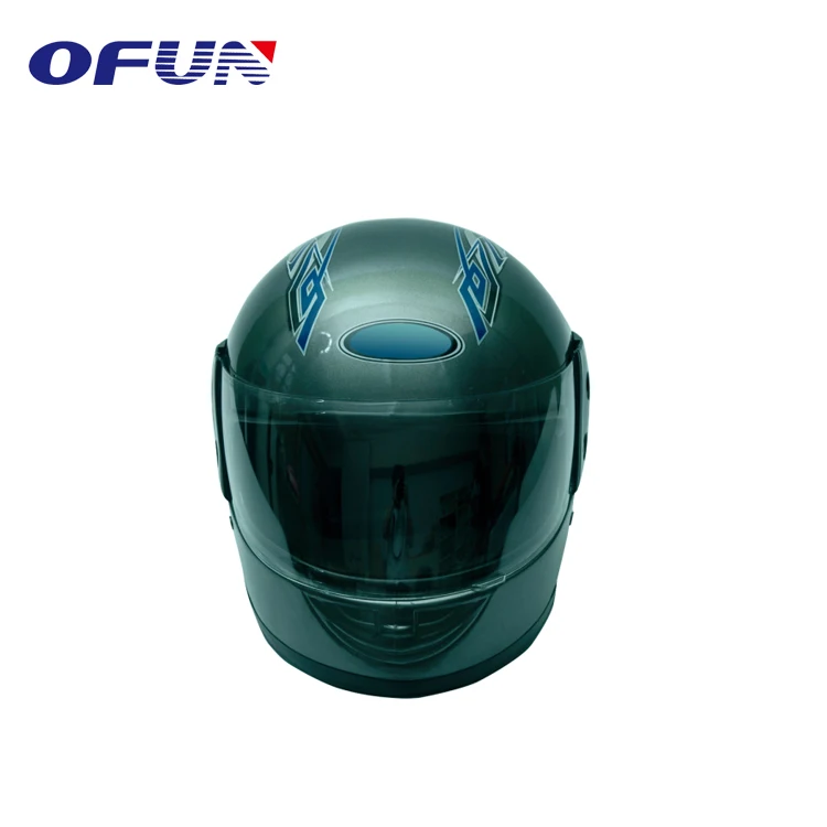 OFUN High Quality PVC Visor Flip Up Vintage Motorcycle Helmet