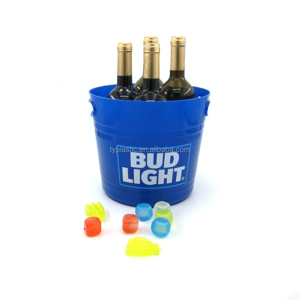 Plastic 6 Pack Beer Bottle Holder Ice Bucket