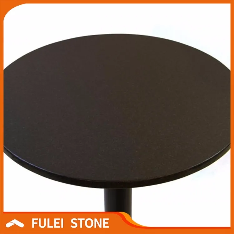 Lowes pre cut round absolute black granite top dining coffee table top