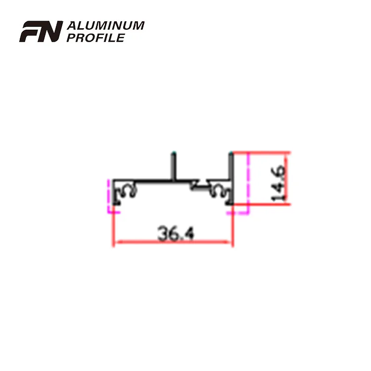Extrusion for Curtain Wall Aluminium Window Profile Cheap aluminum Custom extrusion aluminium window profile price