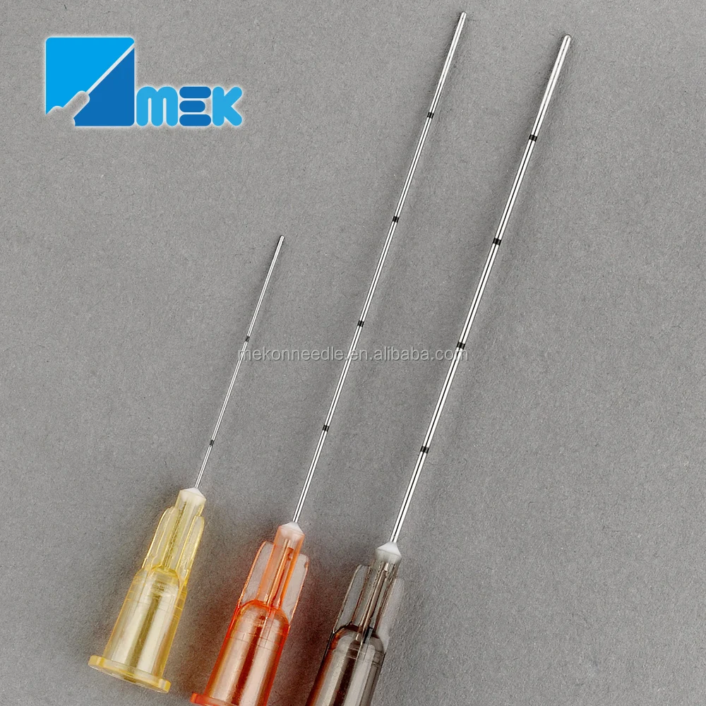 Blunt tip micro cannula for filler injection 18G-30G