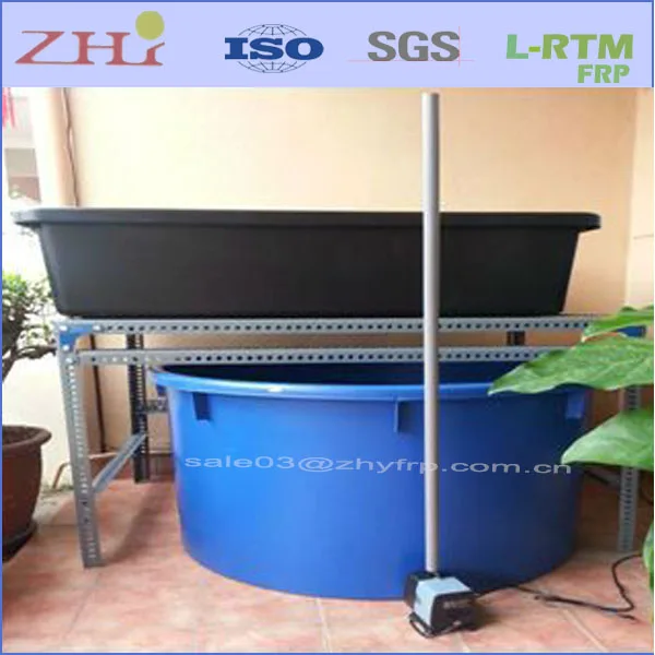 2-5M Round Fibreglass RAS & Aquaponics Fish Tanks