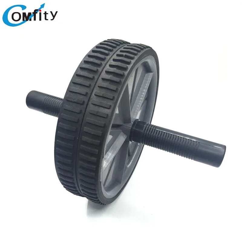 Home Use AB Wheel Iron and PVC Material for Abdominal Muscles Exercise