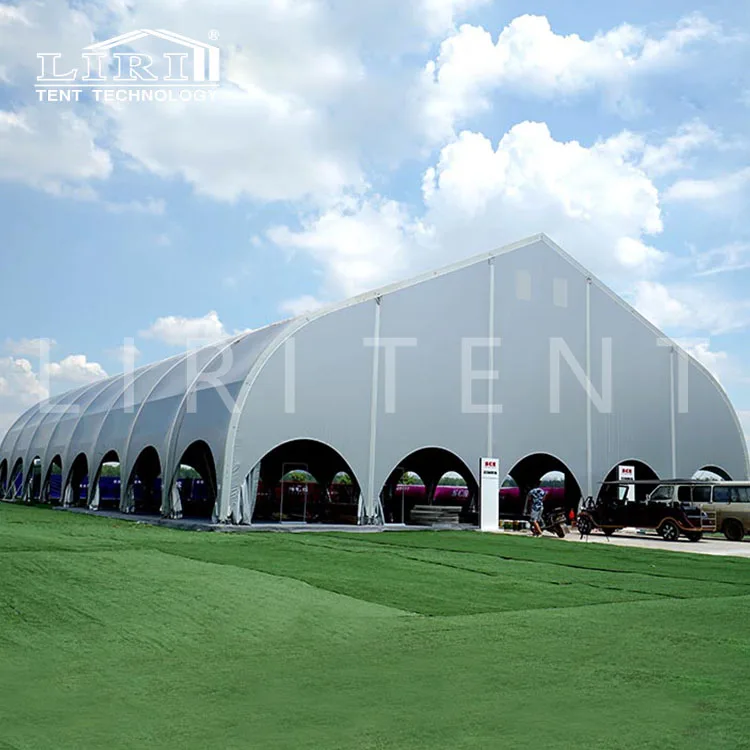 20x60 Aluminum TFS Aircraft Hangar Tent With Snow Resistance Sturture