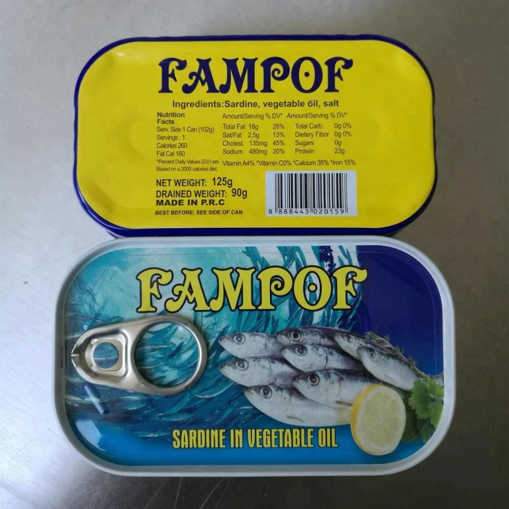 
canned sardine in vegetable oil brands from Morocco 