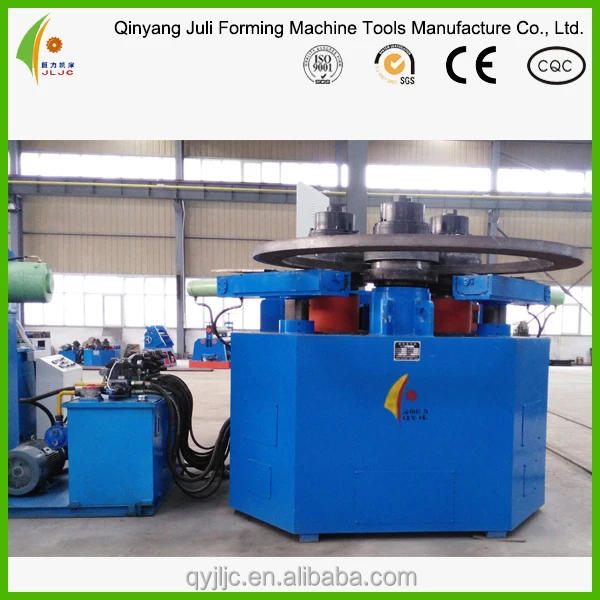 Flange steel bending machine, flat steel bending rolling machine from China