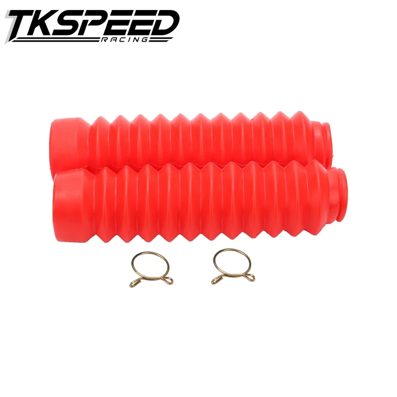 
1 Pair Rubber Black Universal Motorcycle Rubber Fork Gaiter Cover Shock Boots Gaiters Dirtbike Gators Boots 