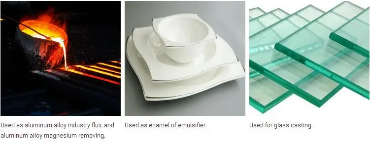 welding flux uses of high quality Potassium Cryolite price KAlF4 in aluminum alloy