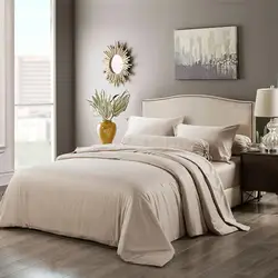 Cooling Bamboo 173*118 Bedding Set OEKO Tex Standard 100 Certificate Bamboo Sheet Set For Summer