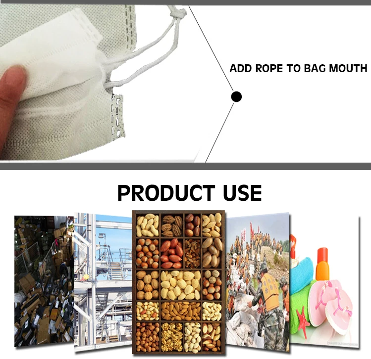 Color printed Moisture proof laminated 5kg 10kg 25kg handle pp non woven fabric flour bag