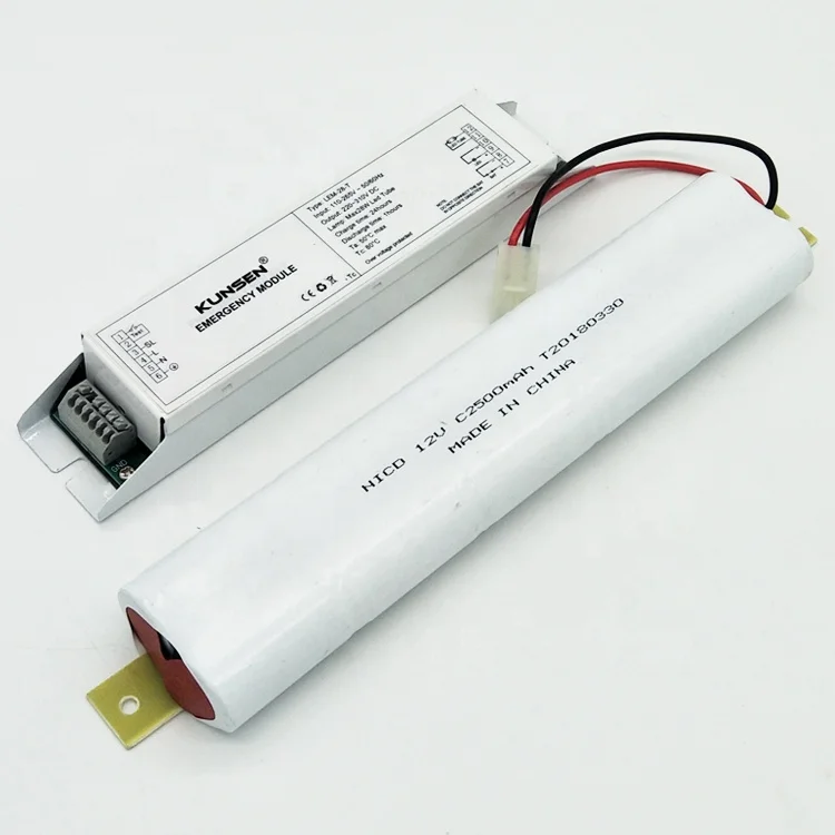 LED emergency battery backup ballast