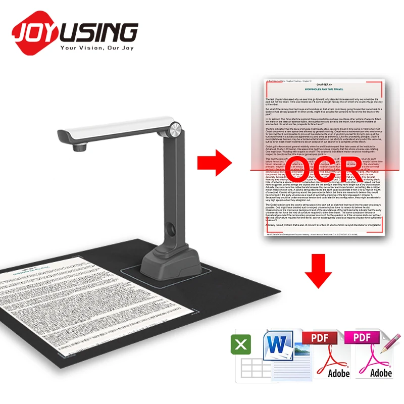 5 Mega Pixel High Resolution A3 A4 CMOS Folding Overhead Scanner Document Scanner