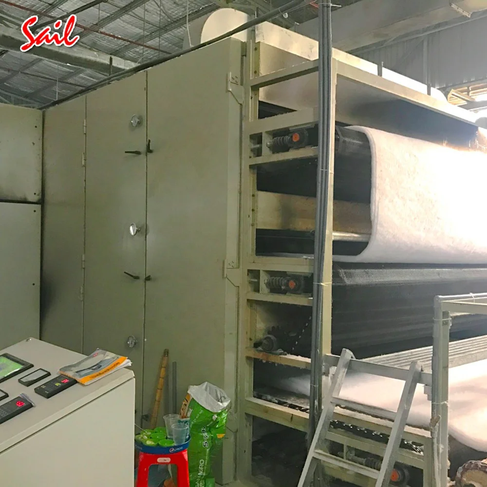 Nonwoven coil mattress production line polyester fiber wadding production line