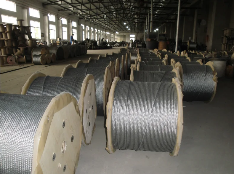
6*7/6*19 galvanized aircraft steel cable 
