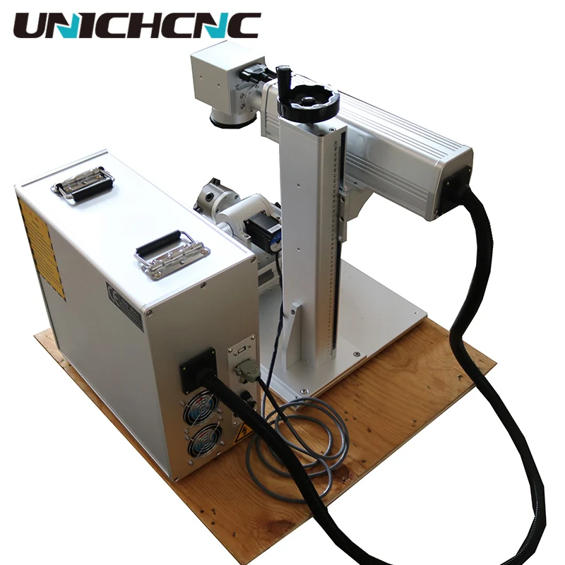 Fiber laser printing mobile cover fiber laser marker 30w