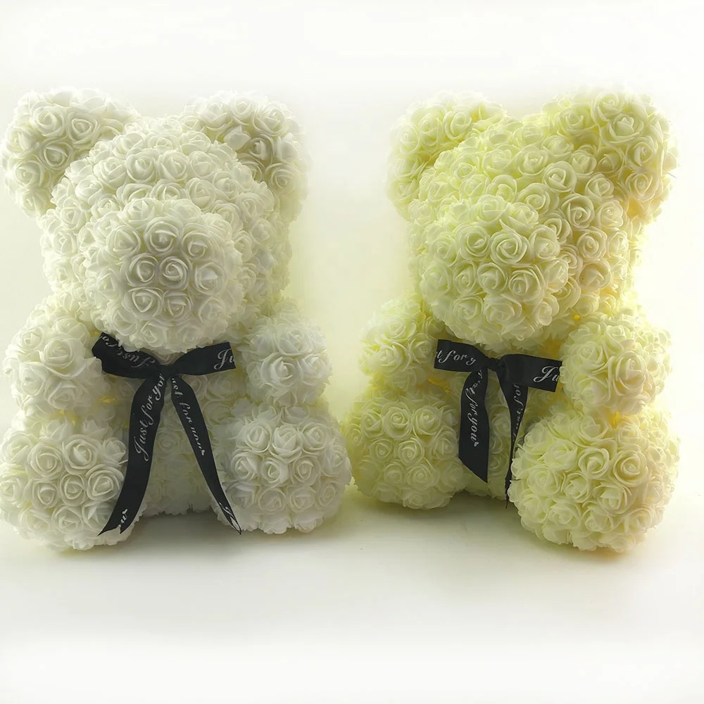 Flower Rose Bear Artificial  Flower Foam Rose Teddy Bear Valentine Gifts Items