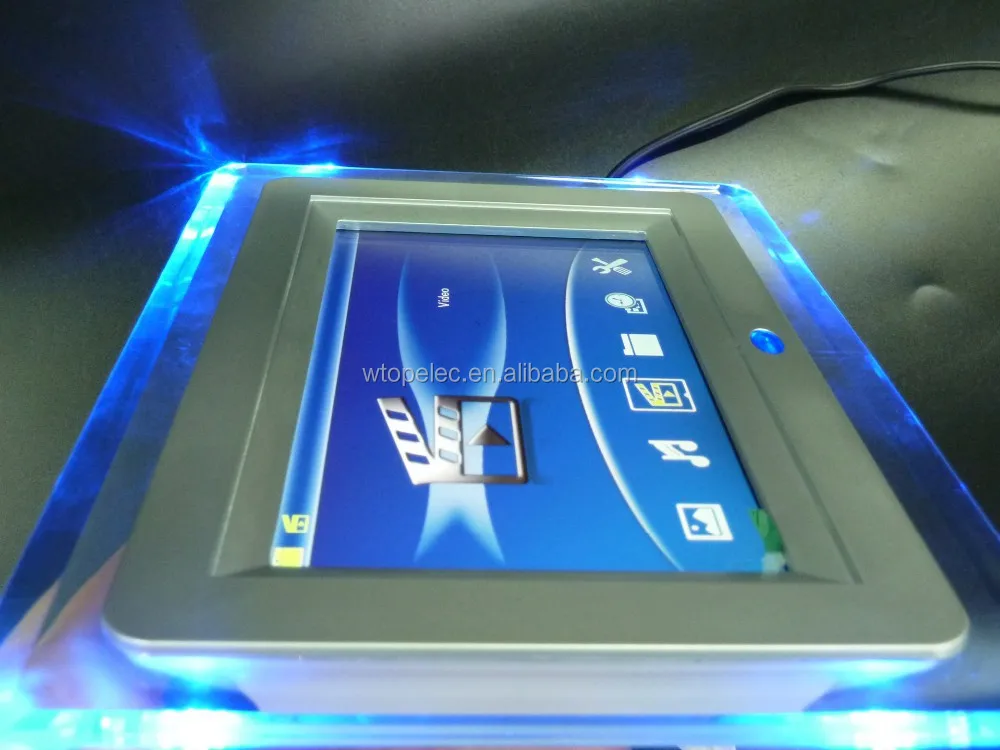 Video Playback Function and Acrylic Frame Material usb digital photo viewer
