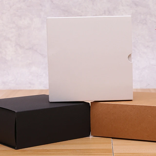 Kraft Paper Recyclable Custom Drawer Box for Belt Packaging