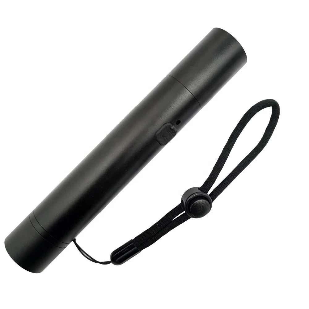 2018 new design rechargeable battery metal electronic whistle with flashlight