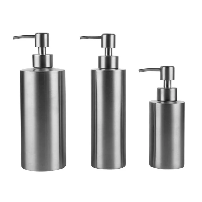 
Stainless Steel Liquid Hand Soap Dispenser Pump Bottle for Kitchen, Bathroom 