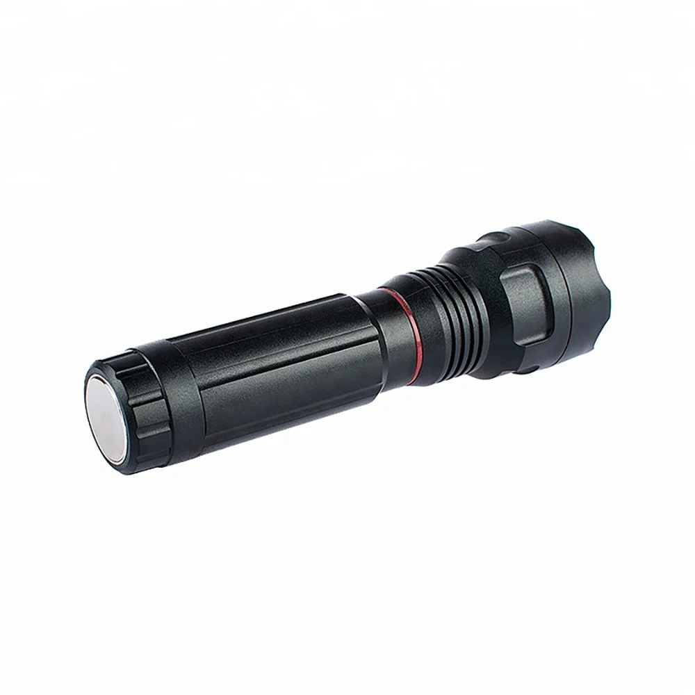 STARYNITE ABS plastic telescopic led work flashlight torch with side cob working light magnet on bottom