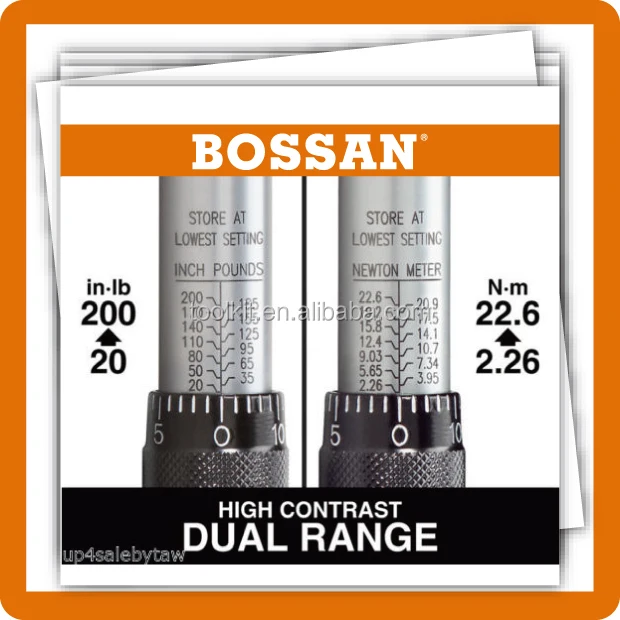 BOSSAN TOOLS,popular Professional Drive Click Type Ratcheting Torque Wrench