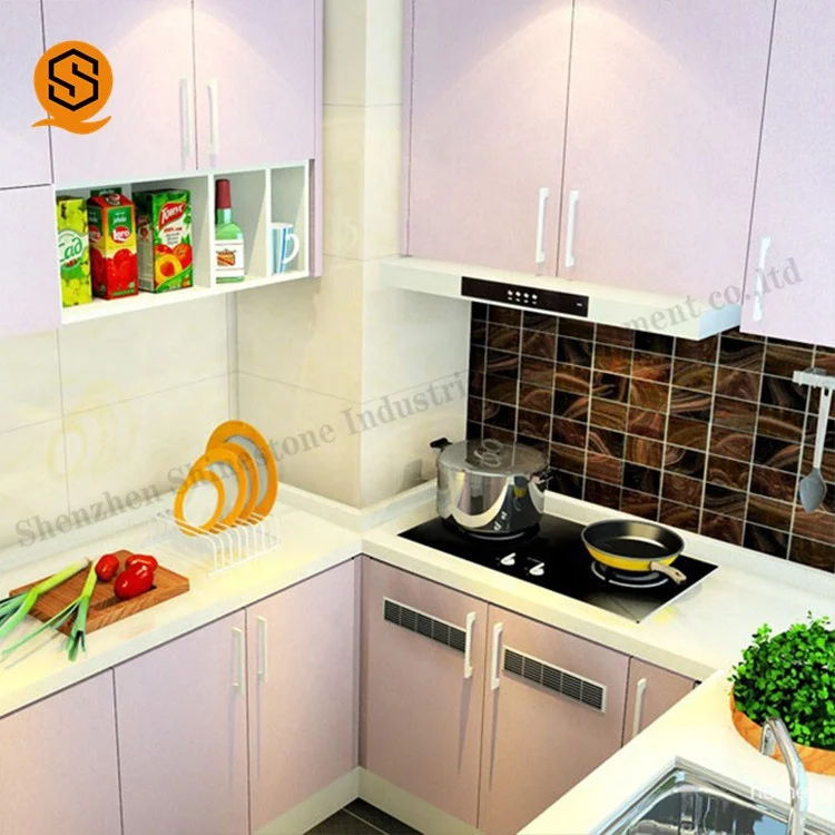 U shape kitchen counter quartz stone kitchen counter top tile