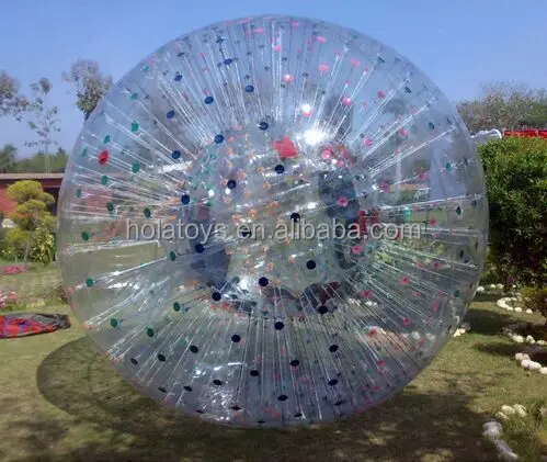 Hola funny transparent zorb ball/zorb/cheap zoeb balls for sale