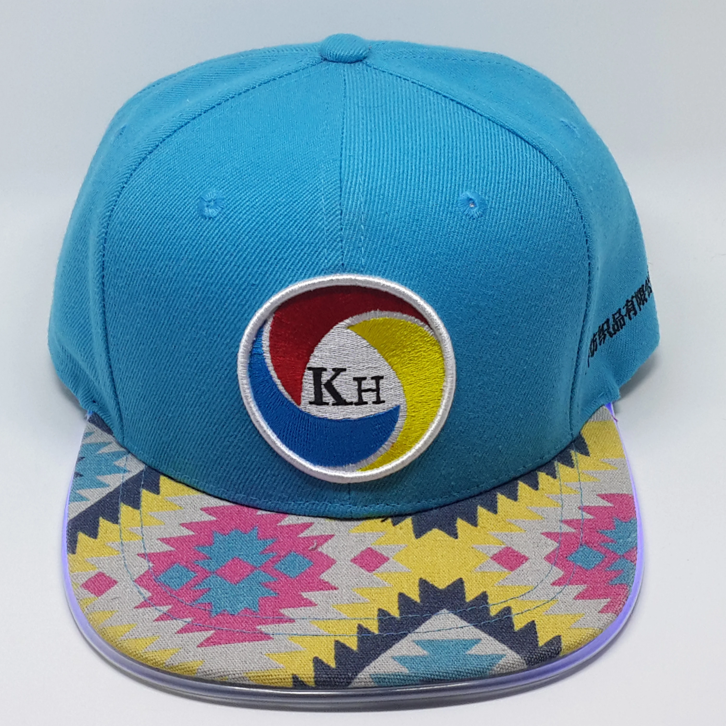 Snapback hats caps with led light Long time luminescence Evening Club Concert Commodity cap Custom alphabet pattern hip hop cap