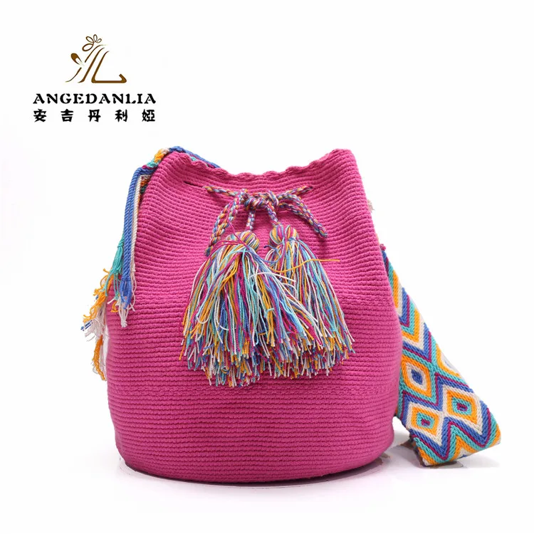 2019 Newest handmade bags ethnic wayuu tassels crossbody handbags