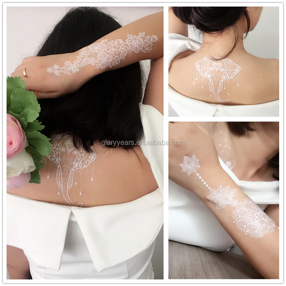 
Custom Special Brown Henna Indian Body Tattoo Stickers Ink 